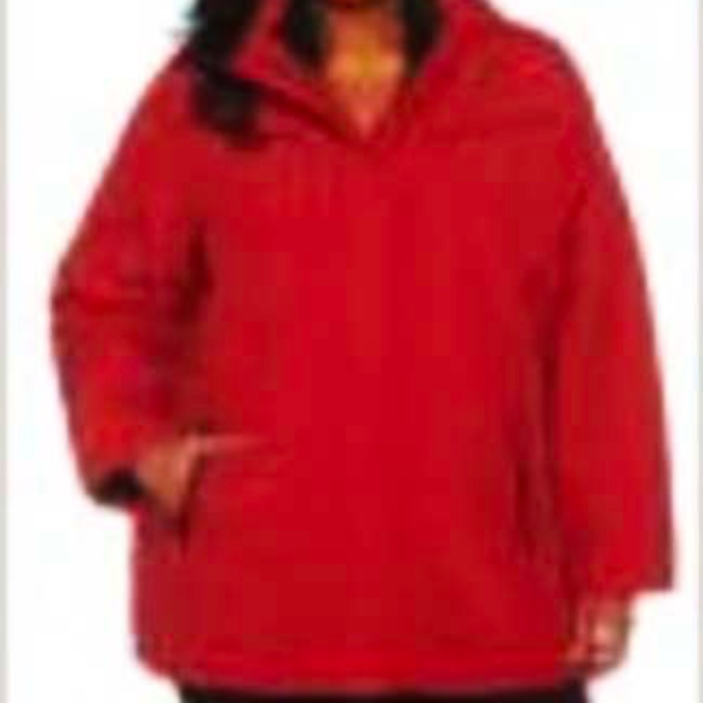 JACKET, 3 IN 1, SHANGRILA RED, SZ 6X, WARM INSULATION, FRONT ZIP, HOOD, POCKETS,